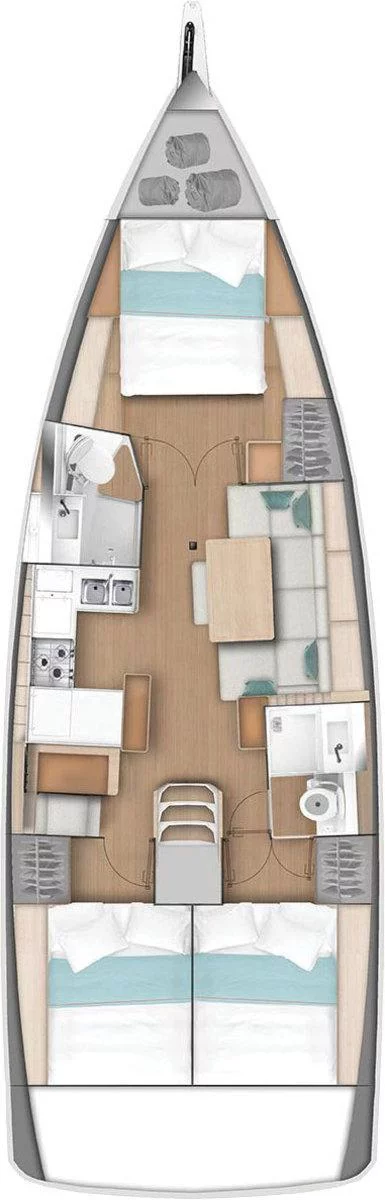 Sun Odyssey 440 - 3 cab. (Celtic Breeze)  - 1