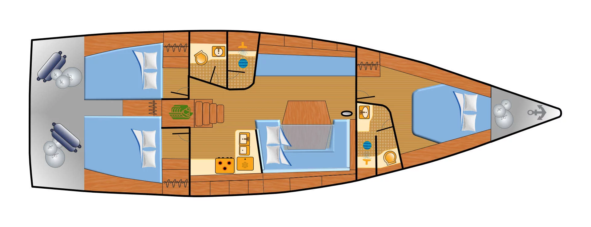 Dehler 46 SQ (Hugo)  - 3