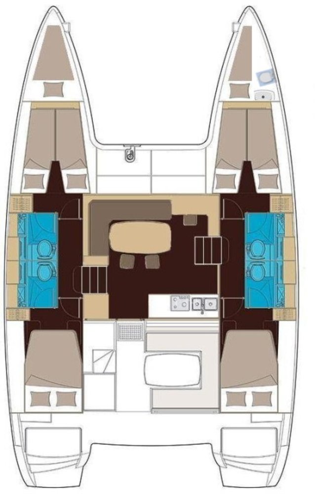 Photo #2 - Lagoon 400 - 4 cab. (Aurora) in Atene - 41642