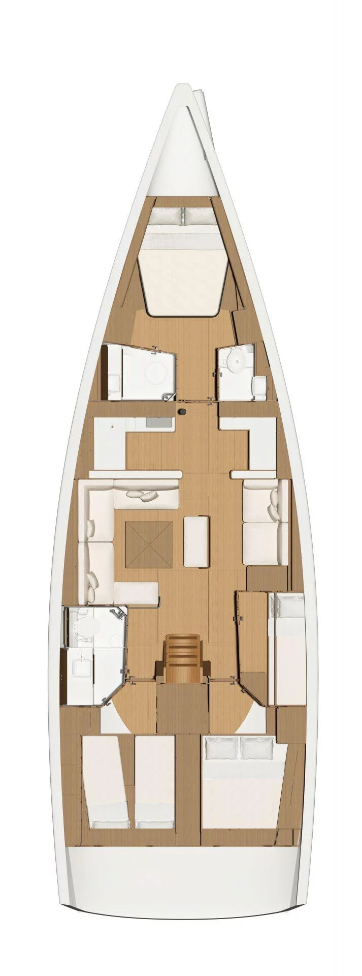 Dufour 520 GL - 4. cab (Santa Maria Novella)  - 1
