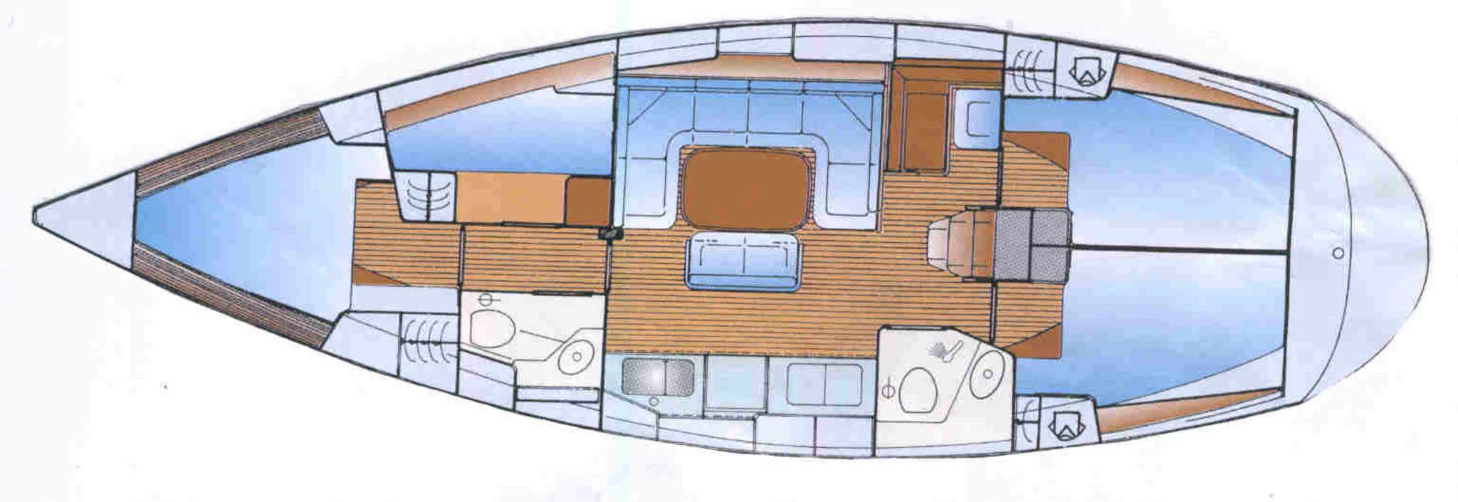 Sun Odyssey 42i (Nereja)  - 1