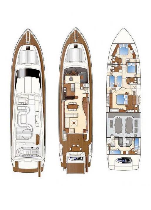 Photo #2 - Ferretti Yachts 830 Flybridge (Lidia) in Glyfada - 41801