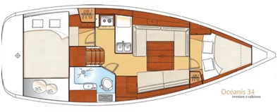 Oceanis 34 - 2 cab. (Rebecca)  - 1