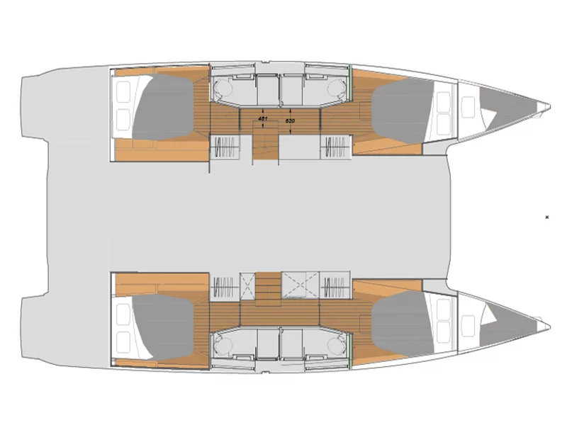 Fountaine Pajot Elba 45 - 4 + 2 cab. (Alize)  - 1
