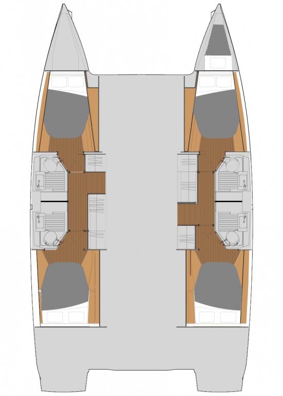 Photo #2 - Fountaine Pajot Astrea 42 - 4 + 1 cab. (Elizabeth) in Trogir - 41870