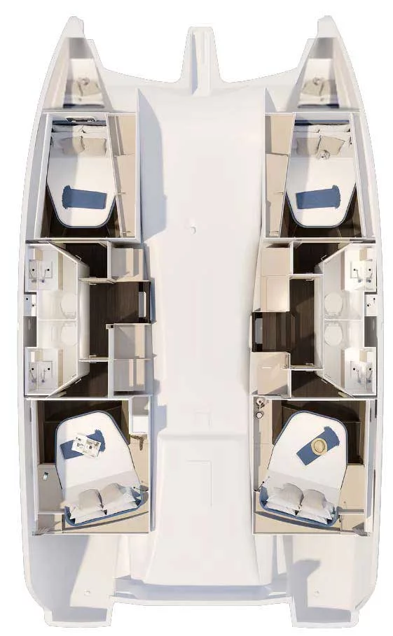 Fountaine Pajot New 41 Quatuor 4 (Pepper)  - 1