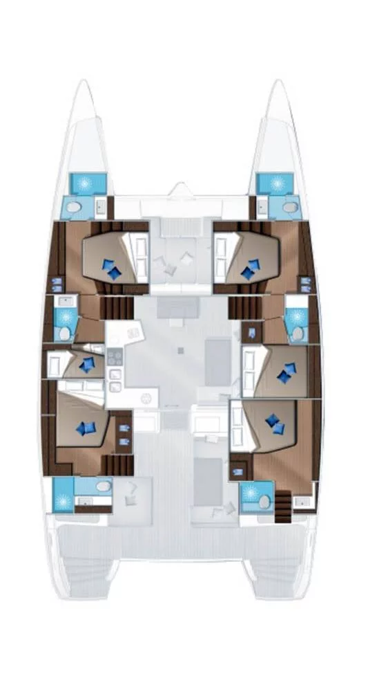 Lagoon 52 F - 6 + 2 cab. (LinaHanna)  - 1