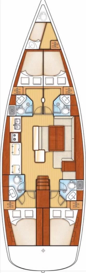 Oceanis 50 Family - 4 + 1 cab. (LMQ II)  - 1