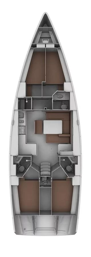 Bavaria Cruiser 45 - 4 cab. (Santa Maria I)  - 1
