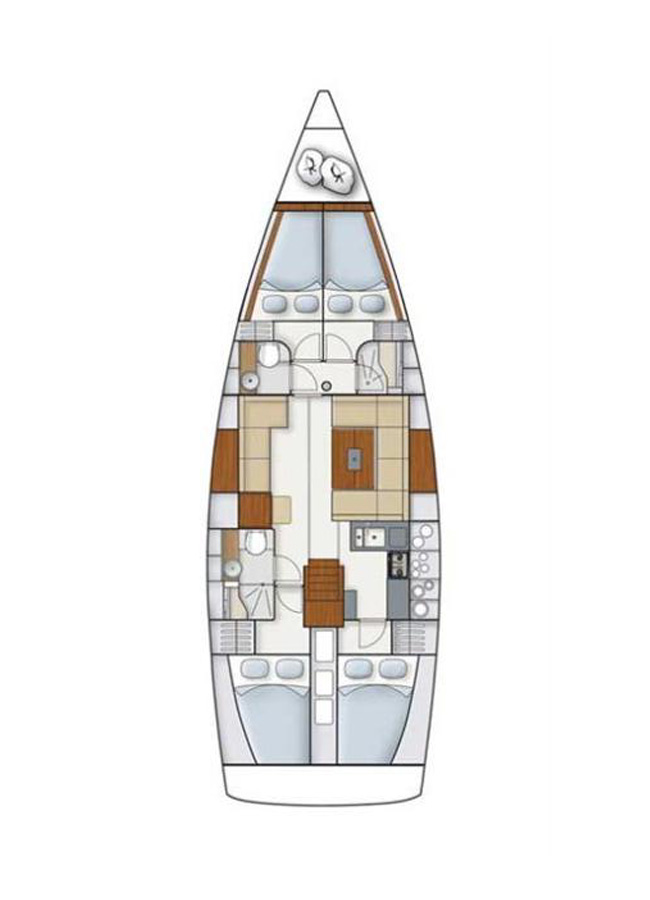 Photo #2 - Hanse 445 (Maja III) en Sibenik - 42593