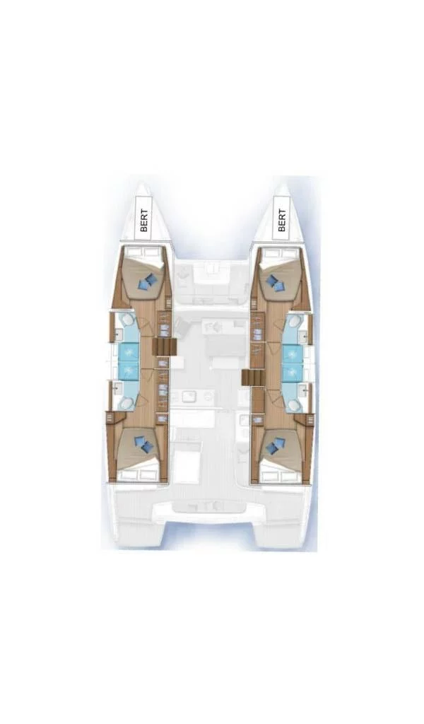 Lagoon 46 - 4 + 1 cab. (Southern Isle)  - 1