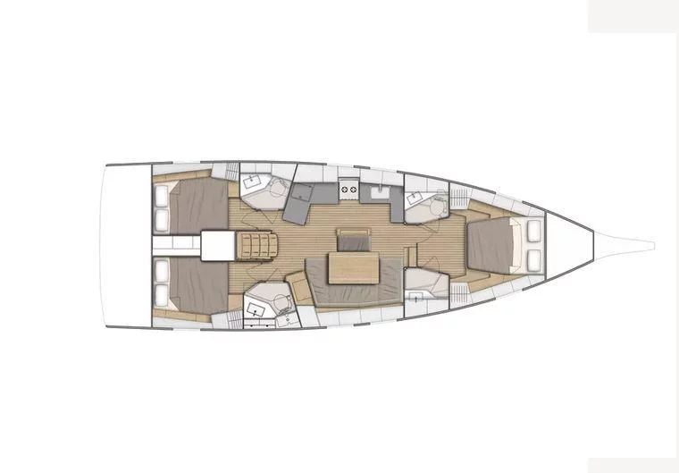 Oceanis 46.1 - 3 cab. (Pebbles)  - 1