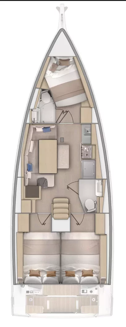 Oceanis 37.1 (Mercator)  - 1