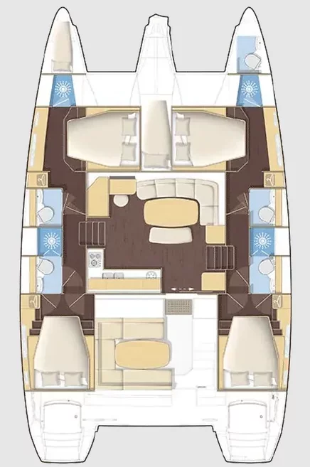 Lagoon 420 - 4 + 1 cab. (Amelia)  - 1