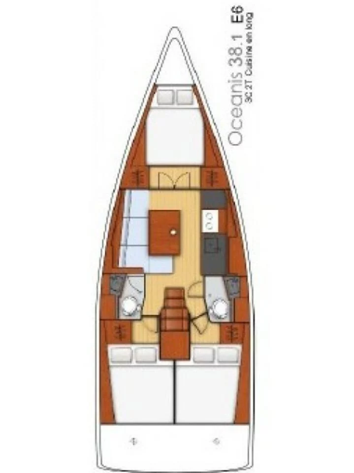 Oceanis 38.1 (Hydra)  - 1
