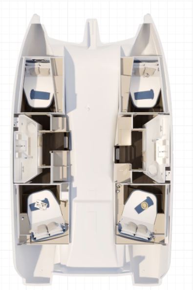Photo #2 - Fountaine Pajot New 41 Quatuor 2 (ROTT) en Port Pin Rolland - 43506