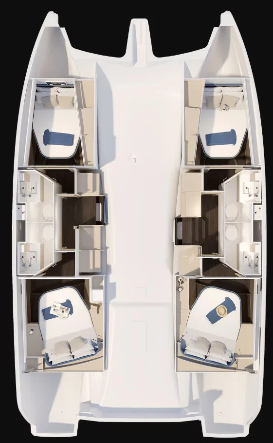 Fountaine Pajot New 41 Quatuor 4 (PRESTIGE)  - 1