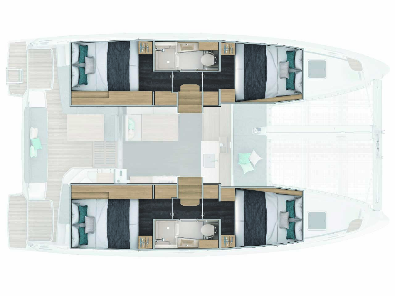 Lagoon 38 - 4 + 2 cab. — photo 16