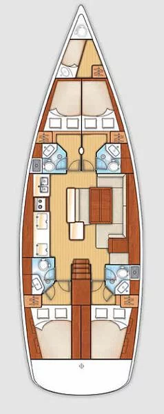 Oceanis 50 - 5 cab. (Evita)  - 1