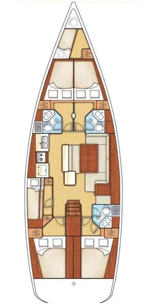 Sun Odyssey 509 - 5 + 1 cab. (Rock Point)  - 1