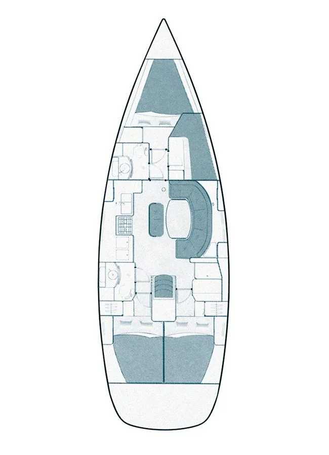 Oceanis Clipper 411 - 4 cab. (Ana Marija)  - 1