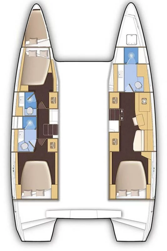 Lagoon 42 - 3 + 1 cab. (Moana)  - 1