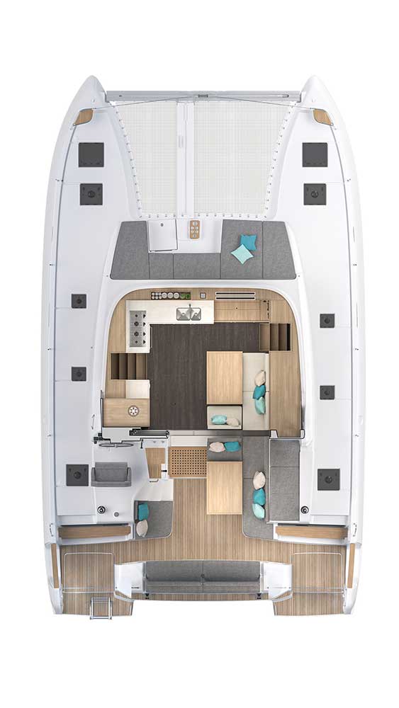 Lagoon 43 - 4 + 2 cab. — photo 3