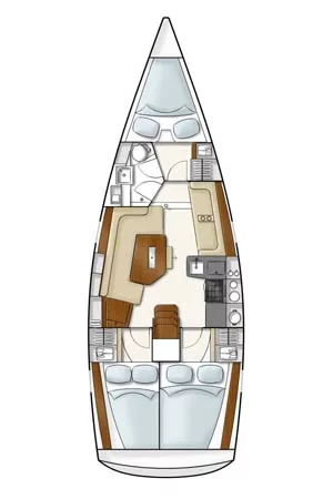 Hanse 350 - 3 cab. (Carpe Diem)  - 1