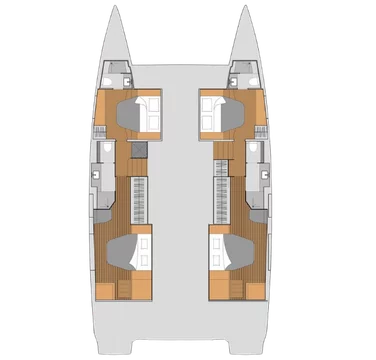 Fountaine Pajot Aura 51 SMART ELECTRIC - 4 cab. (Amped Up)  - 0