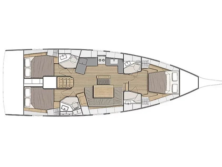 Oceanis 46.1 - 3 cab. (Kebiwan)  - 1