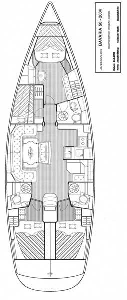 Photo #2 - Bavaria 50 Cruiser - 4 cab. (Aphrodite) en Trogir - 63706
