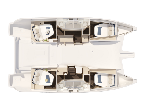 Photo #13 - Fountaine Pajot New 44 Quatour - 4 + 1 cab. (NN) in Paros - 63799