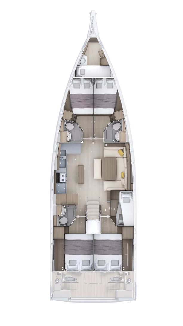 Photo #2 - Oceanis 52 - 6. cab. (PRESTIGE) en Kos - 63815