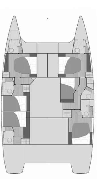 Fountaine Pajot Saba 50 - 6 cab (Bicos)  - 1