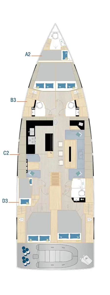 Hanse 590 (Art R)  - 1