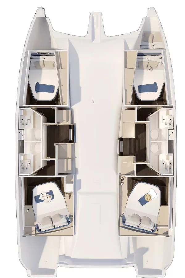 Fountaine Pajot New 41 Quatuor 4 (Auriga)  - 1