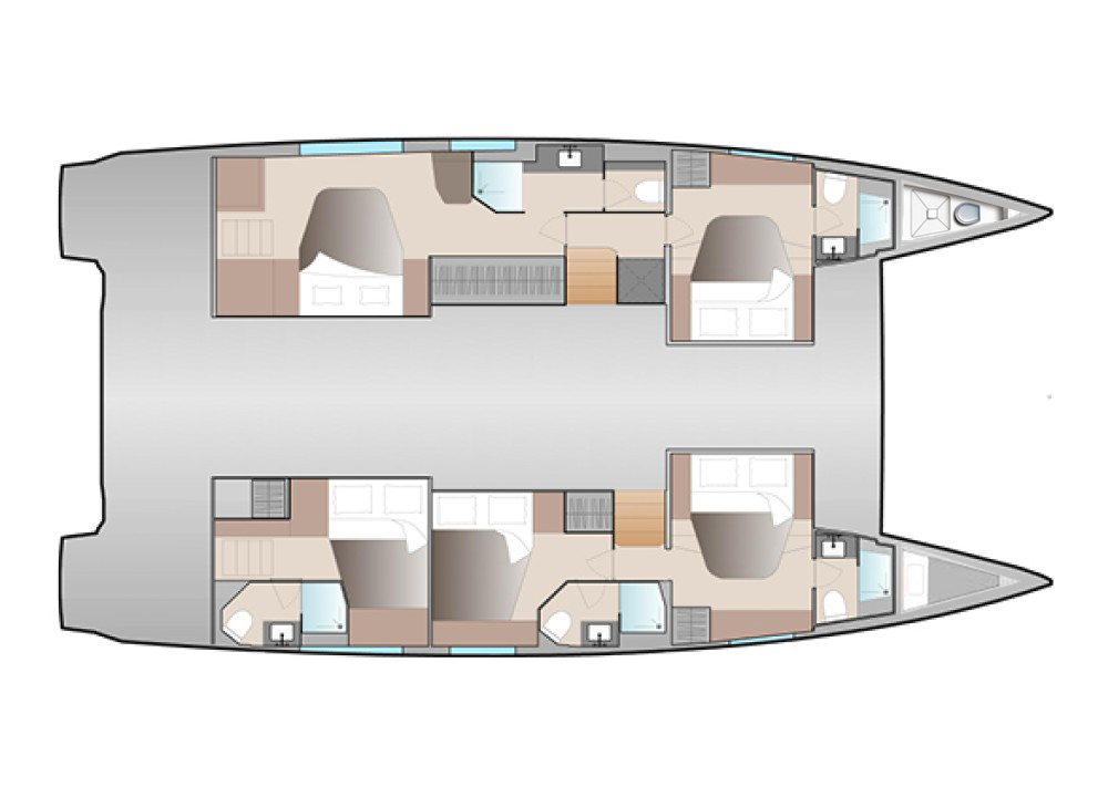Fountaine Pajot Aura 51 - 5 + 1 cab. — photo 2
