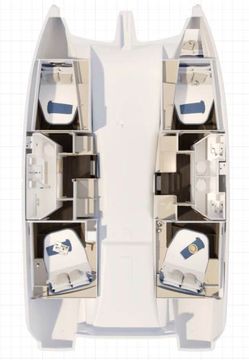 Photo #2 - Fountaine Pajot New 41 Quatuor 3 (NN) en Saint Raphael - 64035
