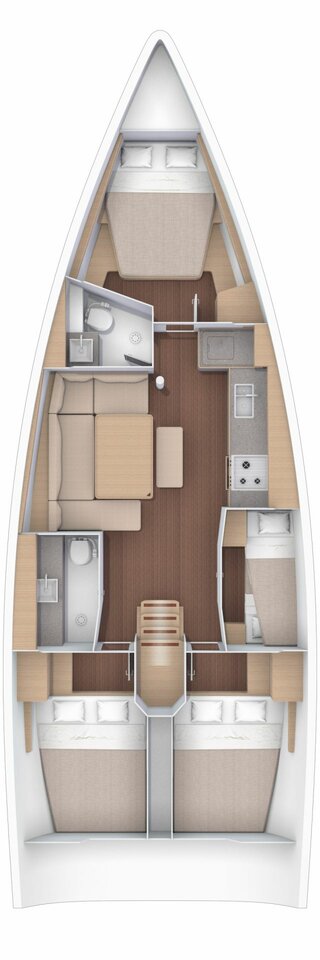 Photo #2 - Dufour 430 (Hermione) in Corfù - 64023