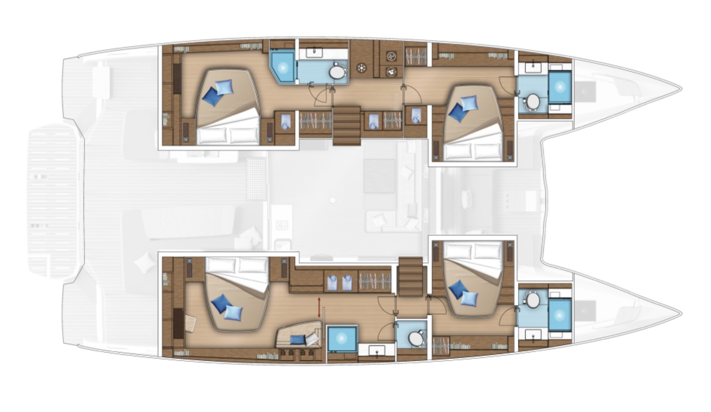 Photo #13 - Lagoon 55 - 4 + 2 cab. (Nestor) in Kastela - 64099