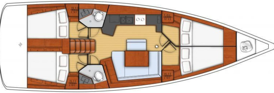 Oceanis 45 - 4 cab. — photo 2