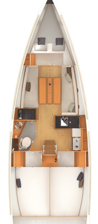 Sun Odyssey 349 - 3 cab. — photo 2