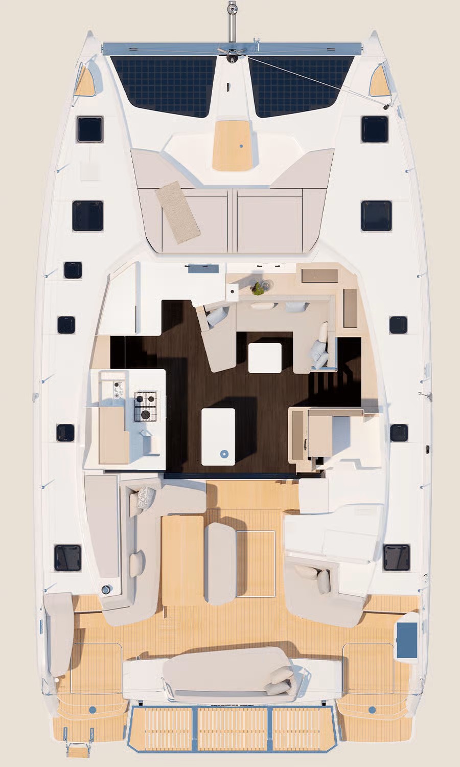 Fountaine Pajot FP 44 Quatuor - 4 + 2 cab. — photo 12
