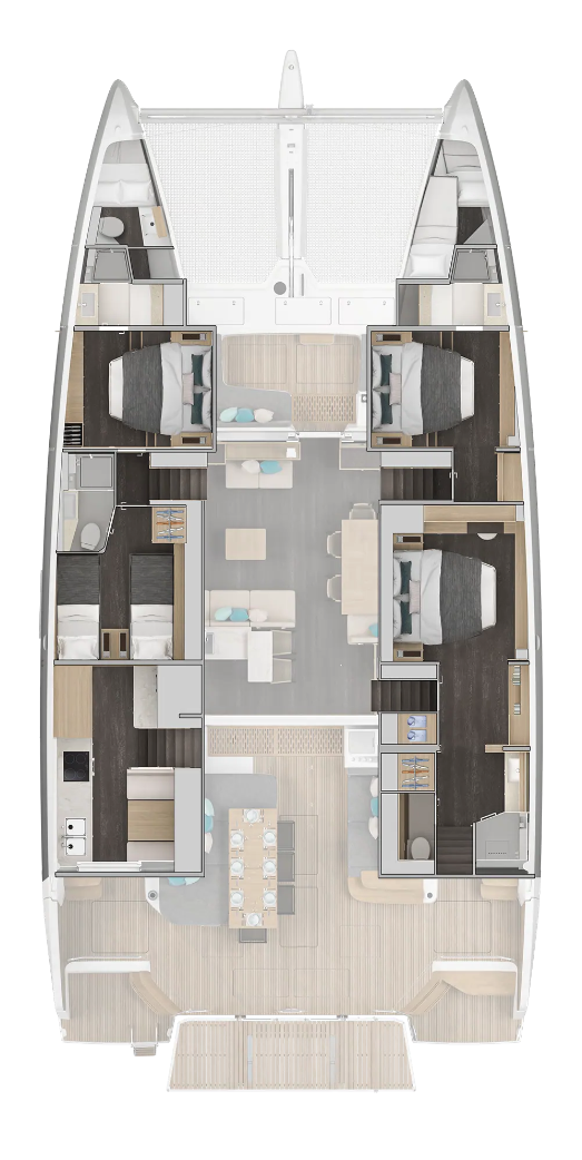 Lagoon 60 - 4 + 2 cab. — photo 2