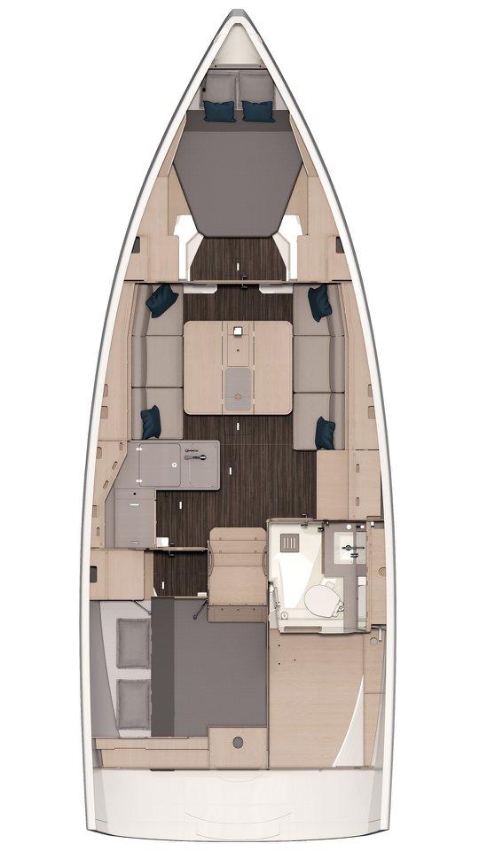 Dufour 37 - 2 cab. — photo 2