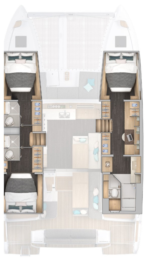 Lagoon 43 - 3 + 2 cab. — photo 2