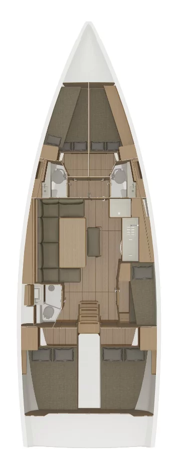 Dufour 460 GL - 5 cab. (Ibis)  - 1