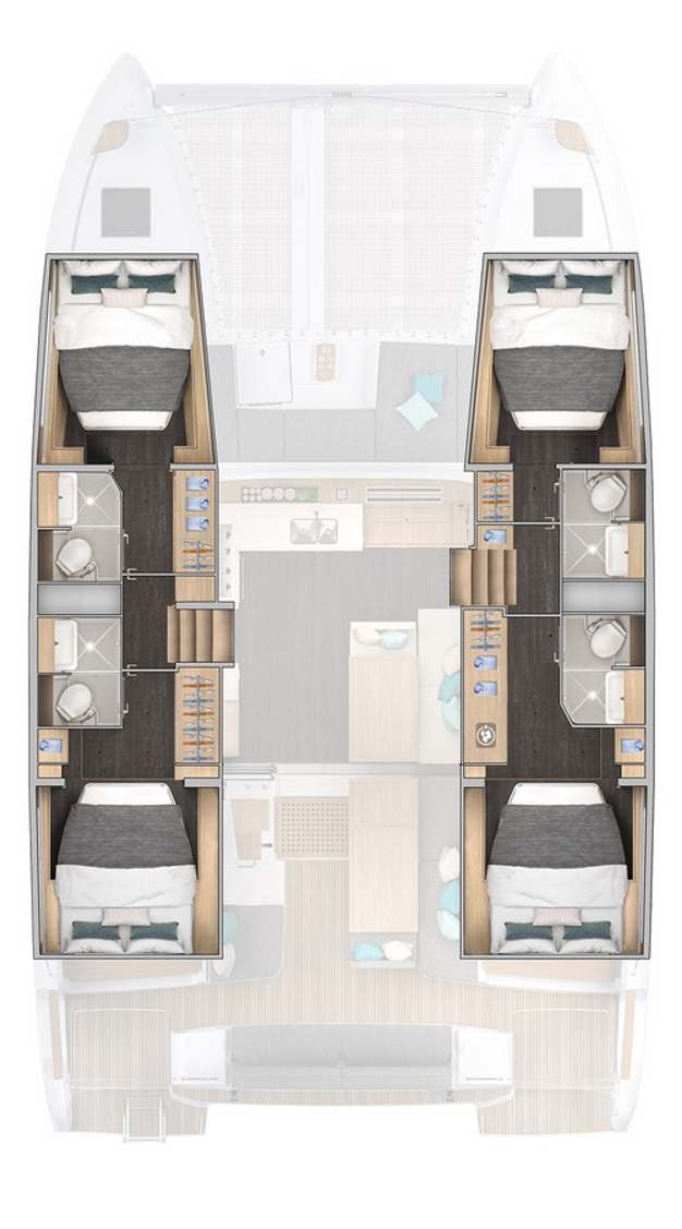 Lagoon 43 - 4 + 2 cab. — photo 2