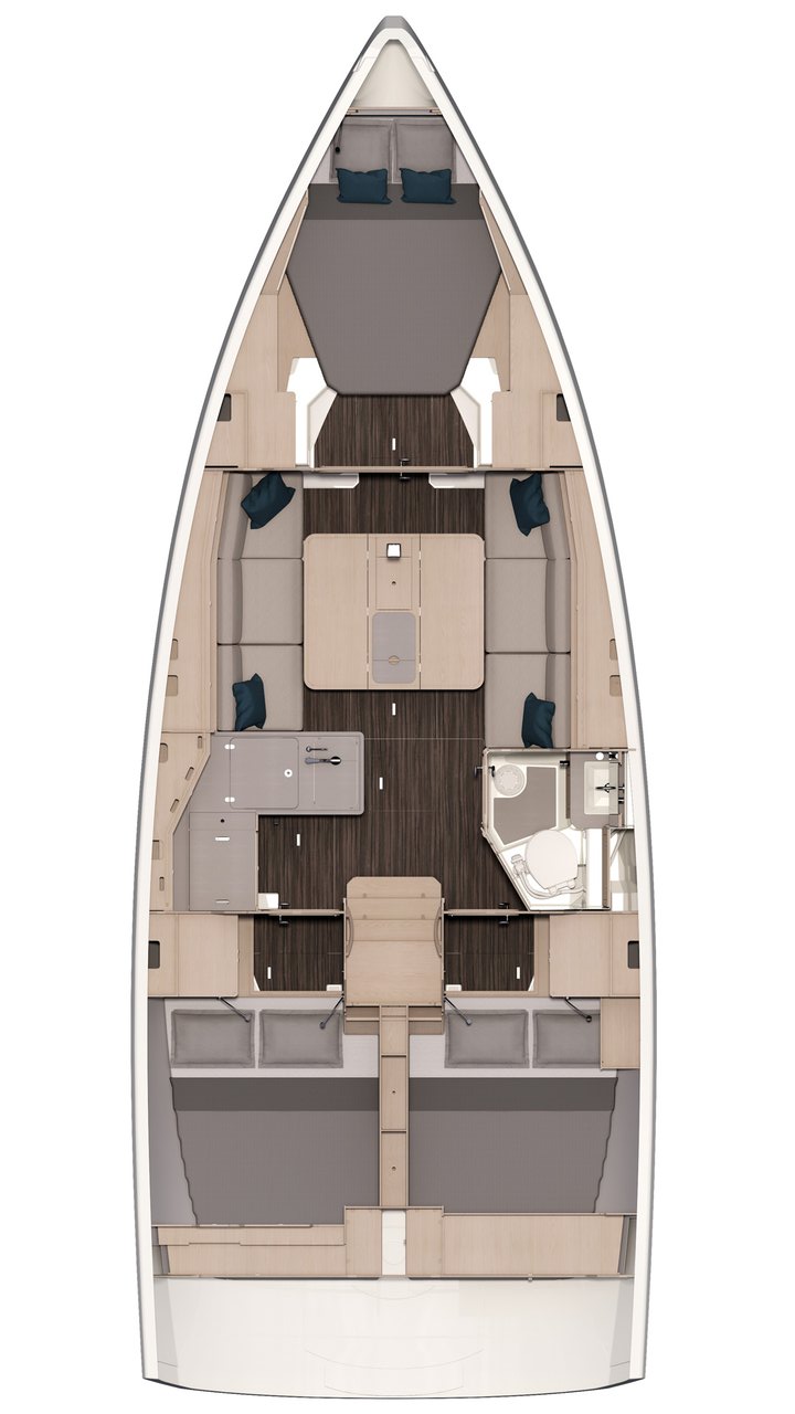 Dufour 37 - 3 cab. — photo 2