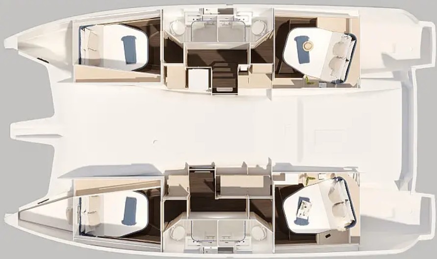 Fountaine Pajot FP 44 Quatuor - 4 cab. — photo 2